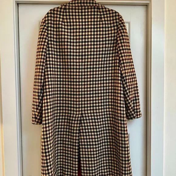 Vintage 1980’s Burberry Plaid Double-Breasted Trench Coat - wear shown in pics - Picture 14 of 15